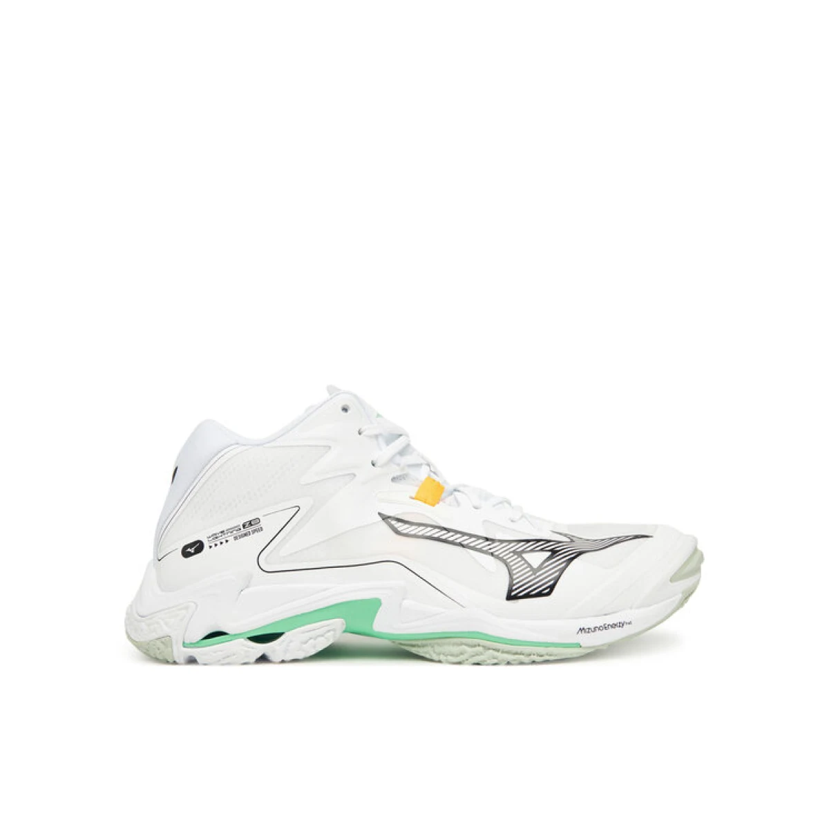 Mizuno Tenisice za dvoranski nogomet Wave Lightning Z8 Mid V1GA2405 Bijela · záber 2