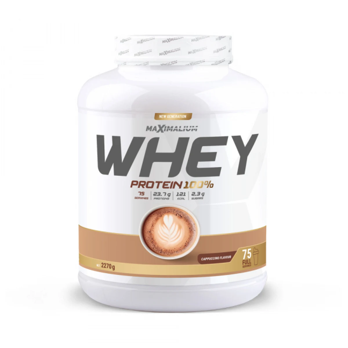 100 % Whey protein kapučino (cappuccino) 2270g (75 doza) · záber 1