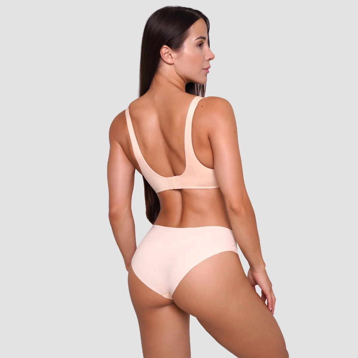 GymBeam Seamless Classic Bottoms 3Pack Beige · záber 4
