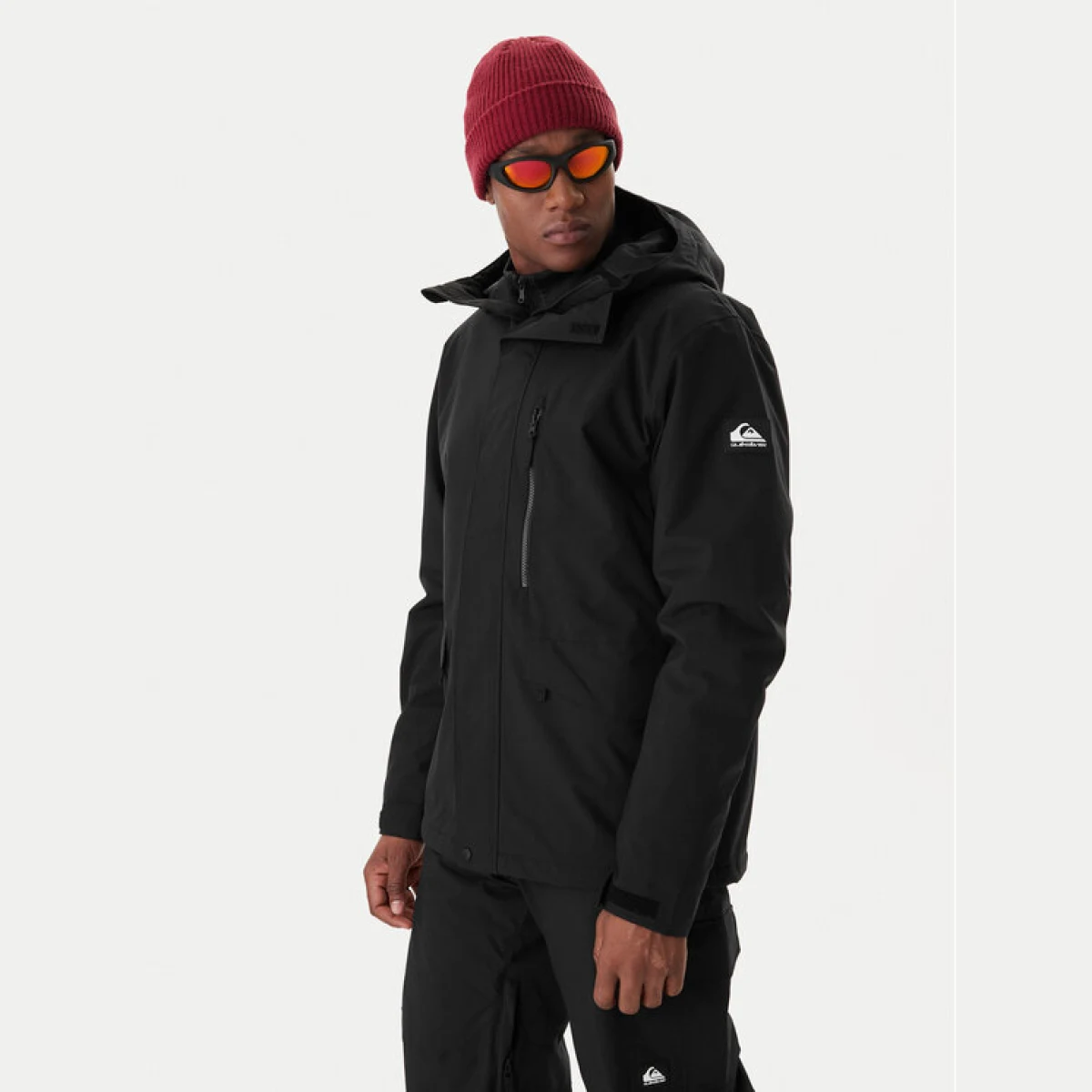 Quiksilver Skijaška jakna Mission Solid EQYTJ03523 Crna Regular Fit · záber 2