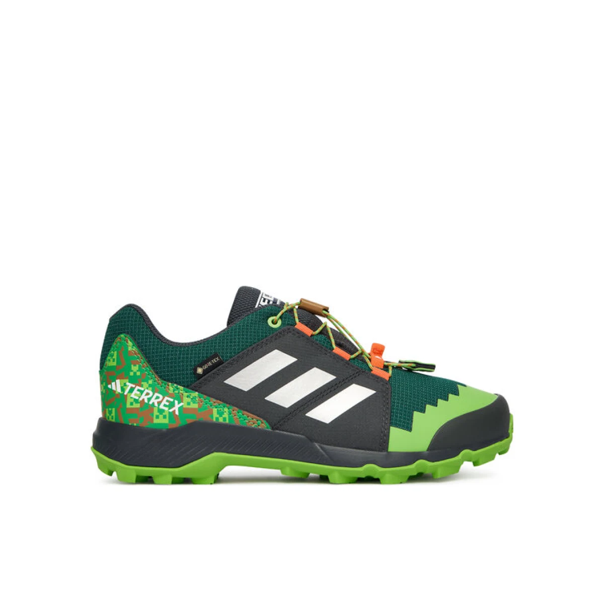 adidas Trekking Minecraft Terrex Gore-Tex Hiking JR1314 Zelena · záber 2