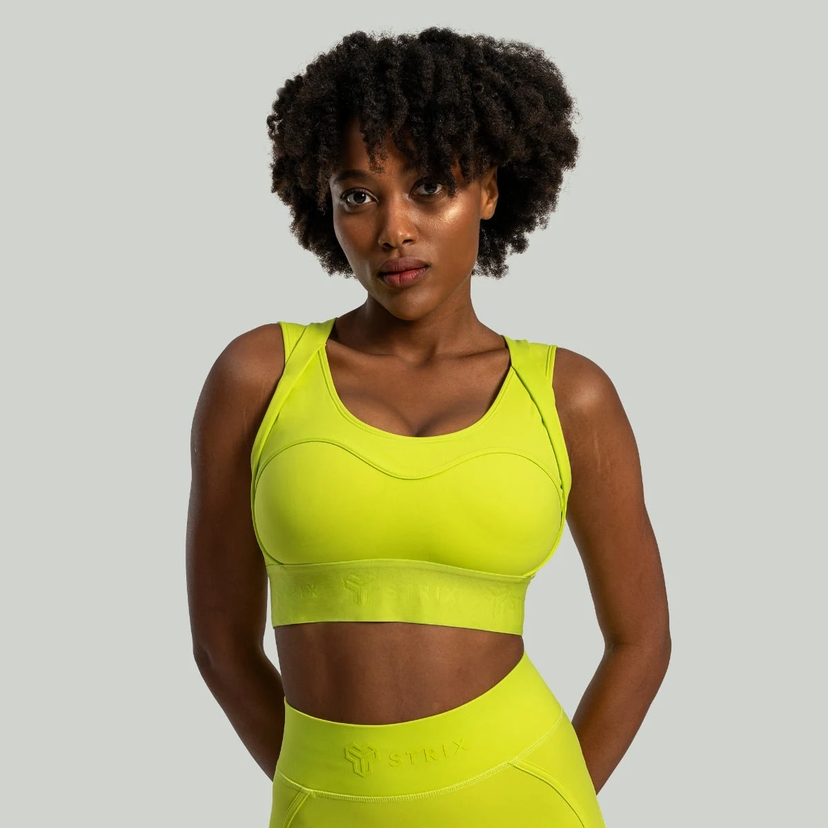 STRIX Lunar Sports Bra Chartreuse · záber 1