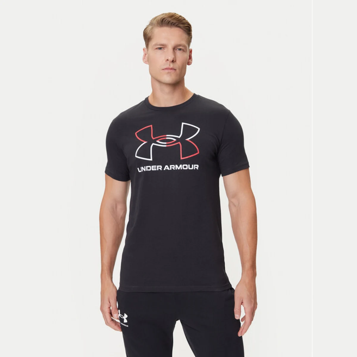 Under Armour T-shirt Ua Gl Foundation Update Ss 1382915-001 Crna Loose Fit · záber 2
