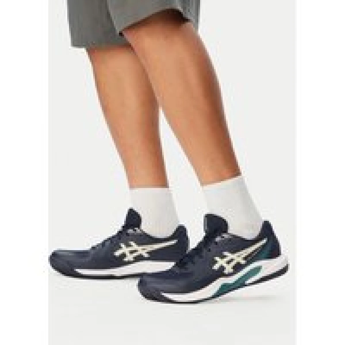 Asics Obuća za tenis Gel-Dedicate 9 Clay 1041A547 Tamnoplava - Veličina: 45 | Boja: modrá | Dobna skupina: Odrasli | Spol: Muško · záber 1