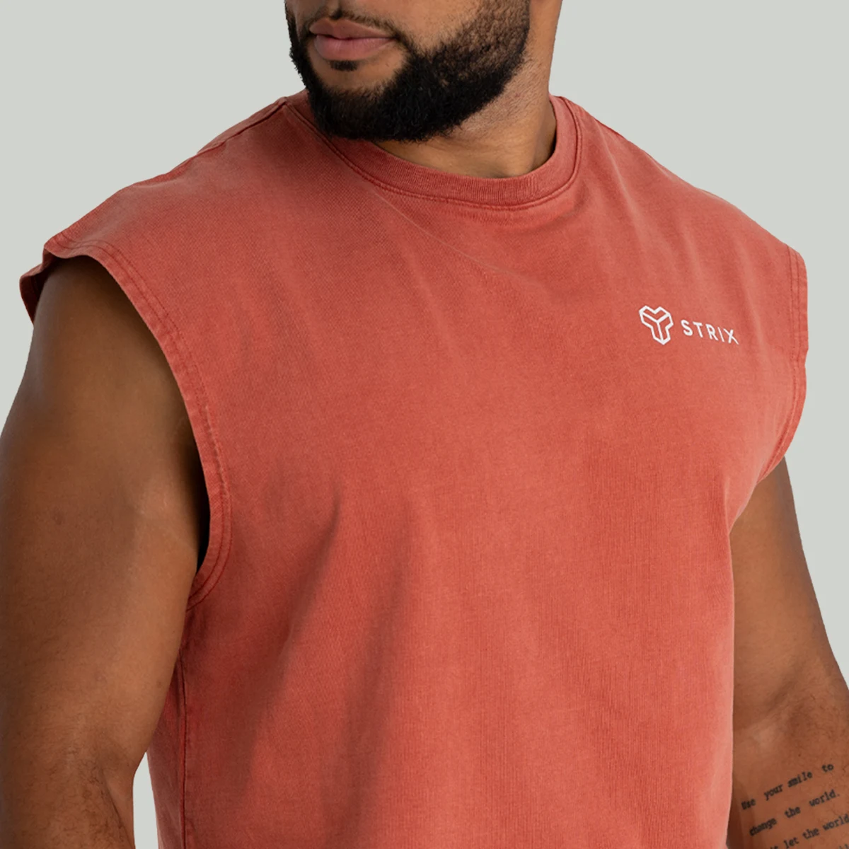 STRIX Tank Top Washed Terra · záber 2