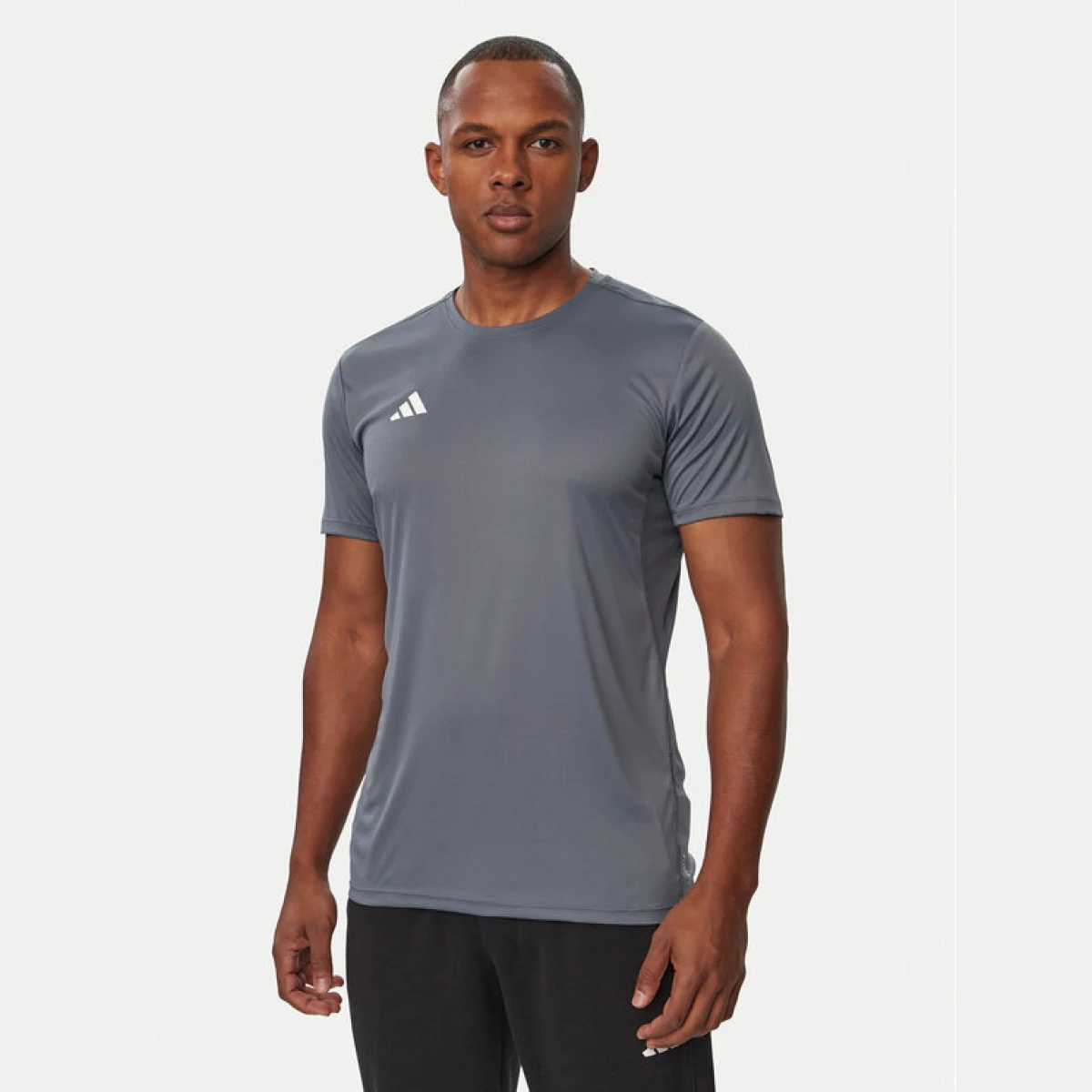 adidas Tehnička majica Adizero Essentials Running KT4840 Siva Slim Fit · záber 2