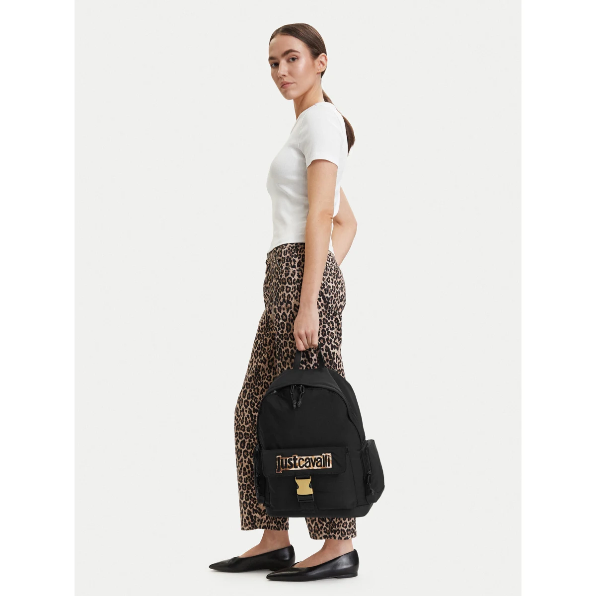 Ruksak Just Cavalli 80QA4B20 ZSD81 Crna · záber 2