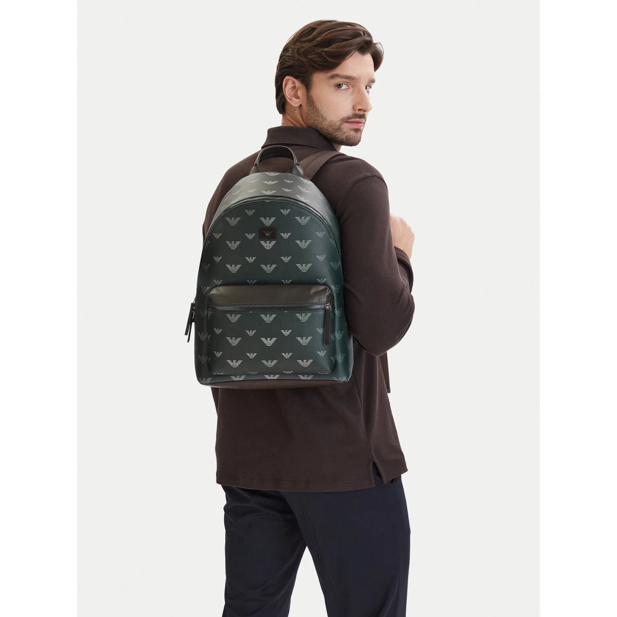 Ruksak Emporio Armani EM005666 AF23972 MB542 Tamnoplava · záber 2