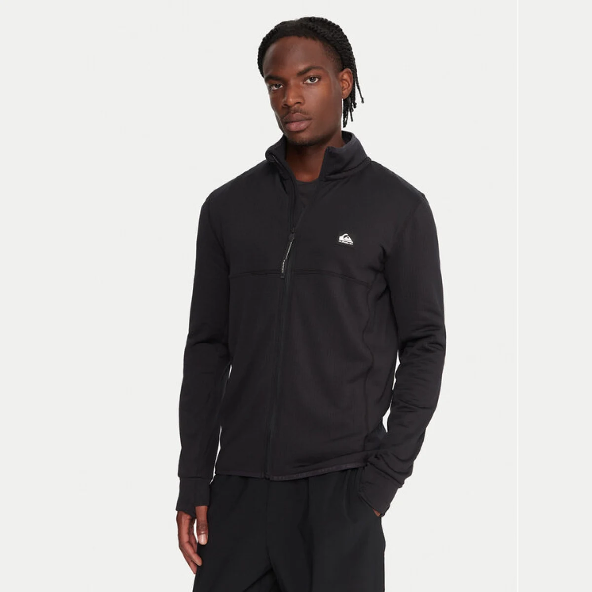 Quiksilver Tehnička majica dugih rukava Steep Point EQYPF03078 Zelena Slim Fit · záber 5