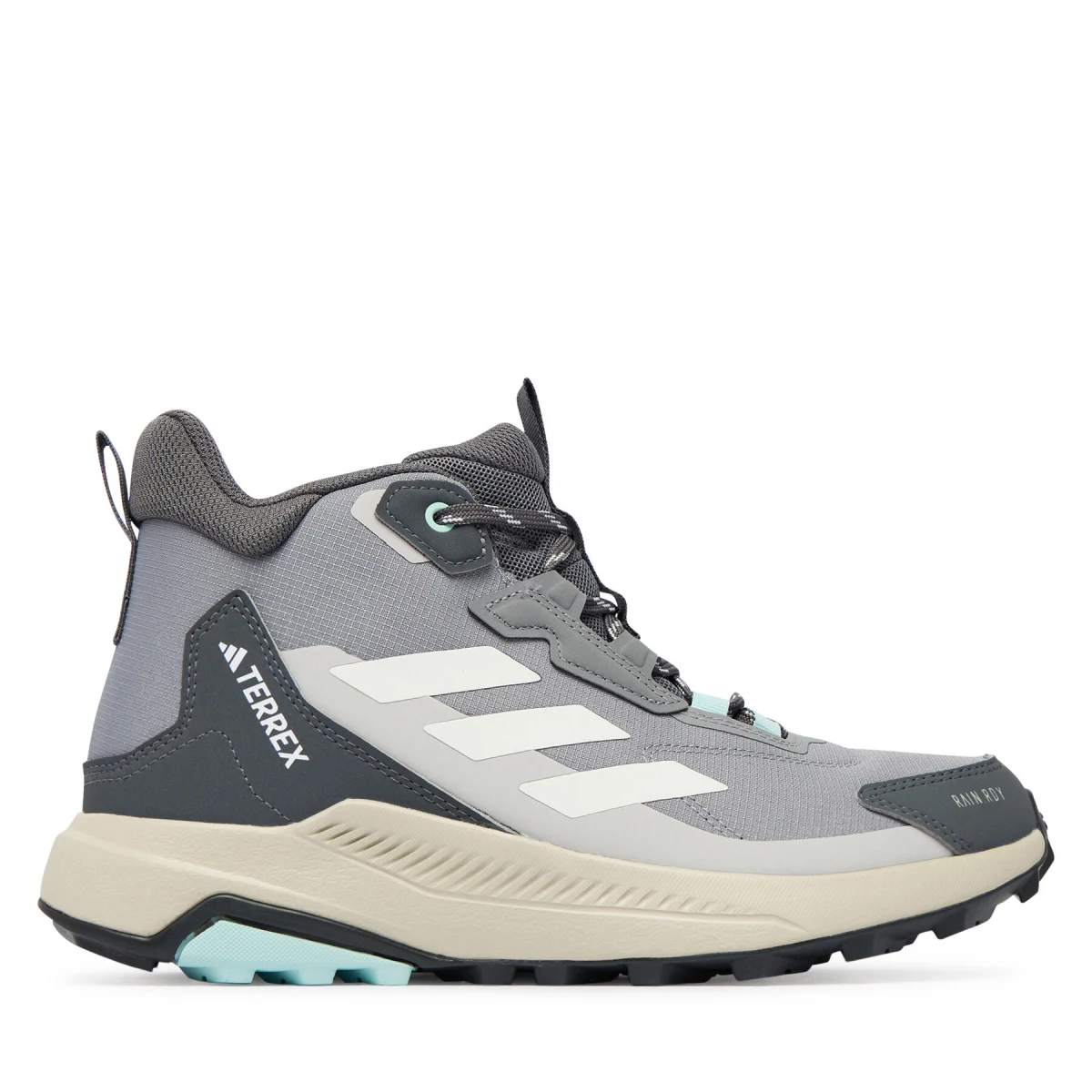 Trekking adidas Terrex Anylander Mid Rain.Rdy Hiking Shoes JR6600 Siva · záber 2