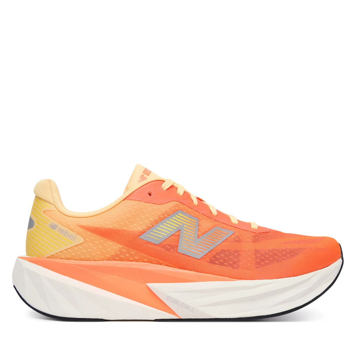 Tenisice za trčanje New Balance FuelCell Rebel V5 MFCX3L8 Narančasta - Veličina: 44 ½ | Boja: oranžová | Dobna skupina: Odrasli | Spol: Muško · záber 2