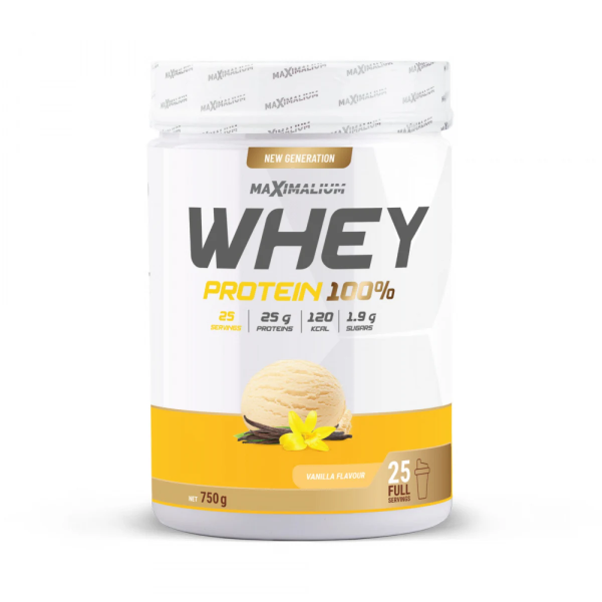 100 % Whey protein vanilija 750g (25 doza) · záber 1