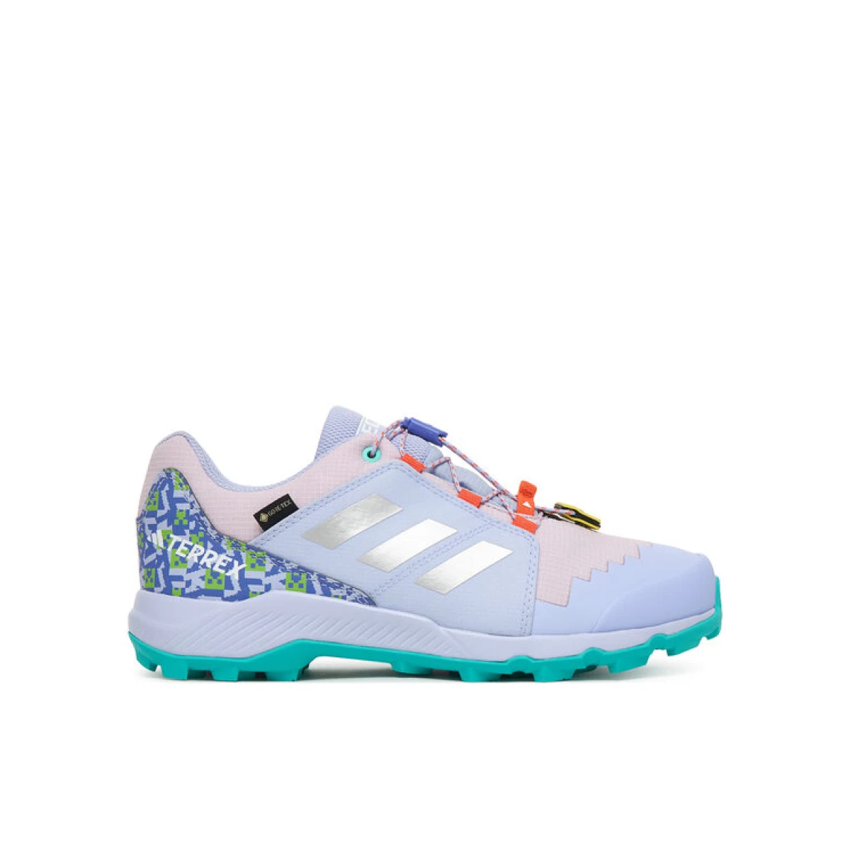 adidas Trekking Minecraft Terrex Gore-Tex Hiking JR1315 Ljubičasta - Veličina: 35,5 | Boja: fialová | Dobna skupina: Odrasli | Spol: Dječje · záber 2