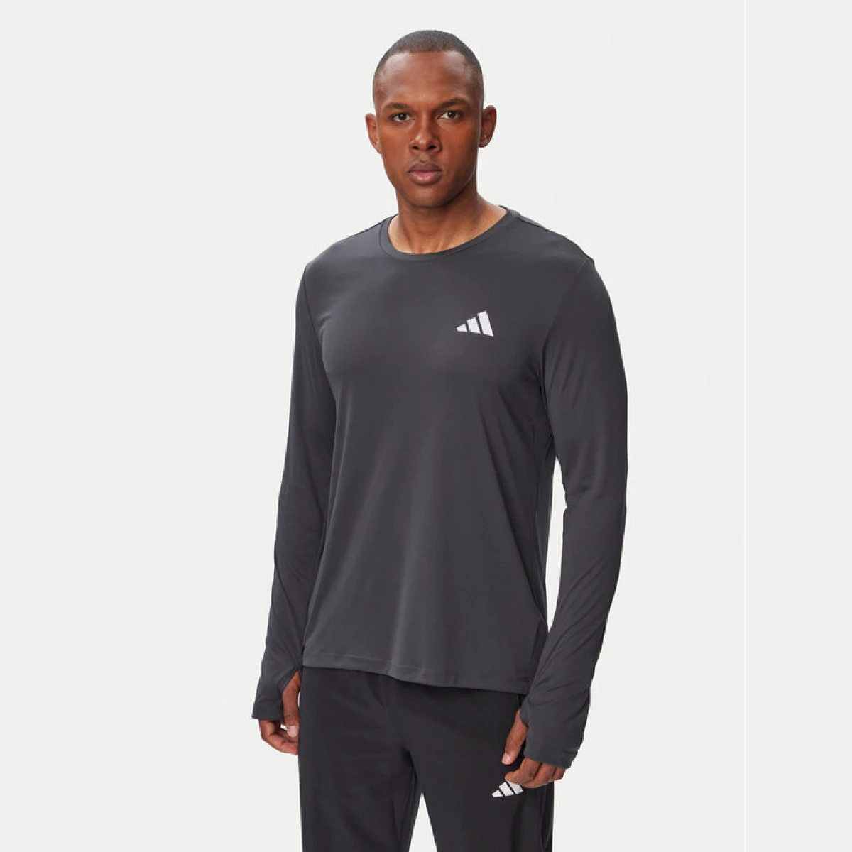 adidas Tehnička majica Essentials Climacool KG3206 Tamno siva Regular Fit · záber 2