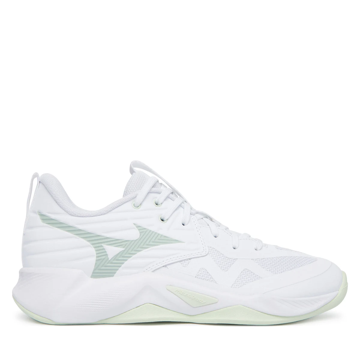 Tenisice za dvoranski nogomet Mizuno Wave Momentum Pro V1GC2540 Bijela - Veličina: 38 | Boja: biela | Dobna skupina: Odrasli | Spol: Žensko · záber 2