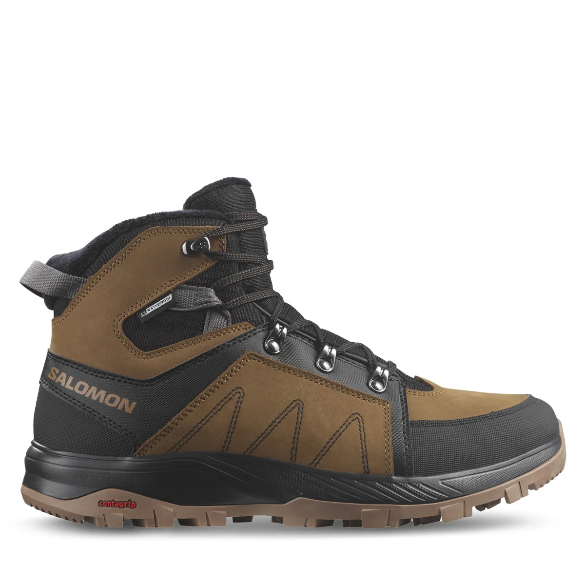 Trekking Salomon Outchill Thinsulate™ Waterproof L47381900 Smeđa - Veličina: 41 ⅓ | Boja: hnedá | Dobna skupina: Odrasli | Spol: Muško · záber 2