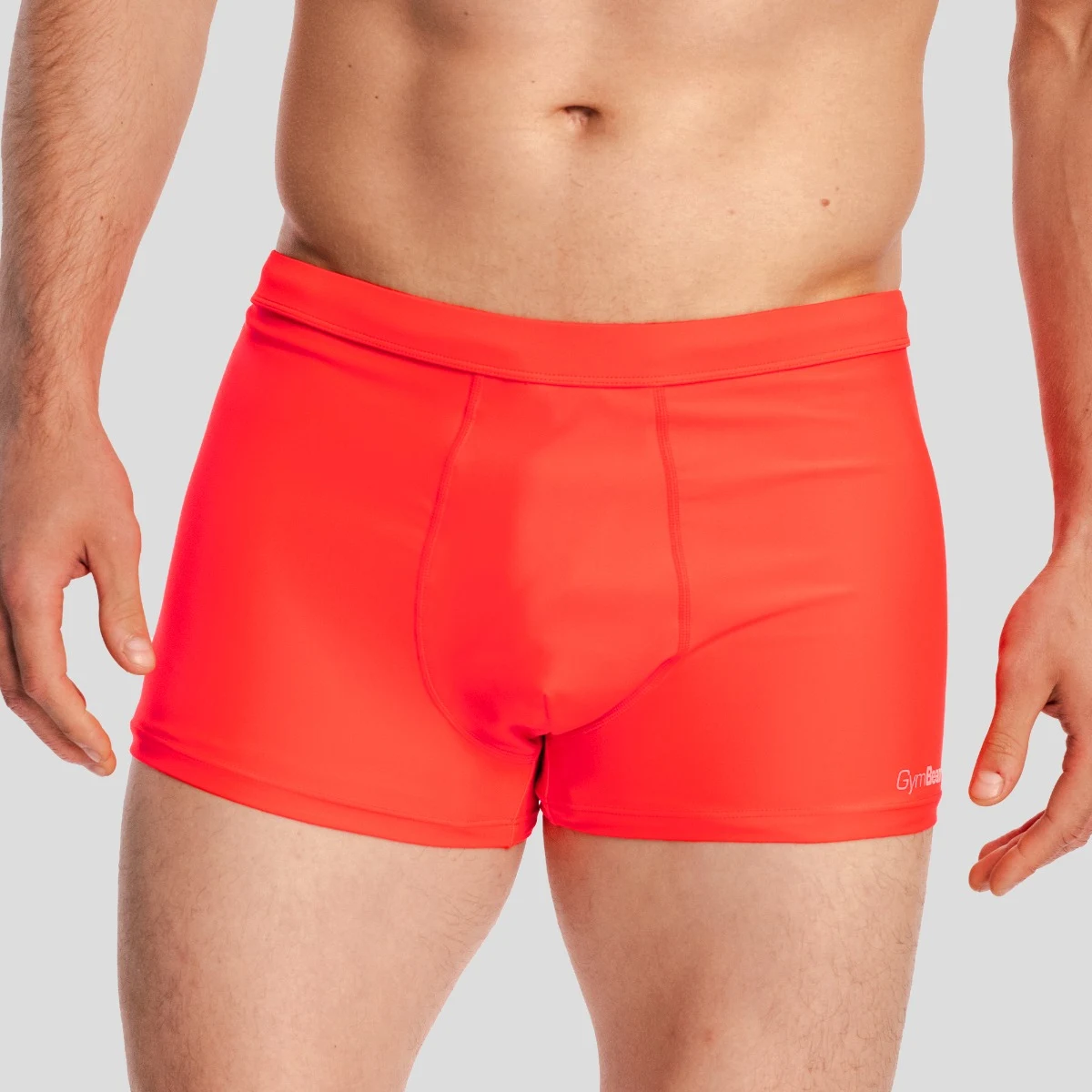 GymBeam Men‘s PRO Swim Shorts Red - Veličina: L | Boja: červená | Dobna skupina: Odrasli | Pohlavie: Muško | Težina: 0,073 g · záber 2