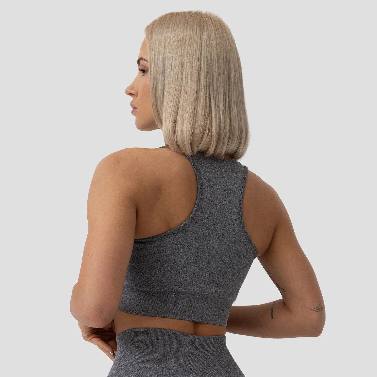 GymBeam FLO Sports Bra Grey · záber 3
