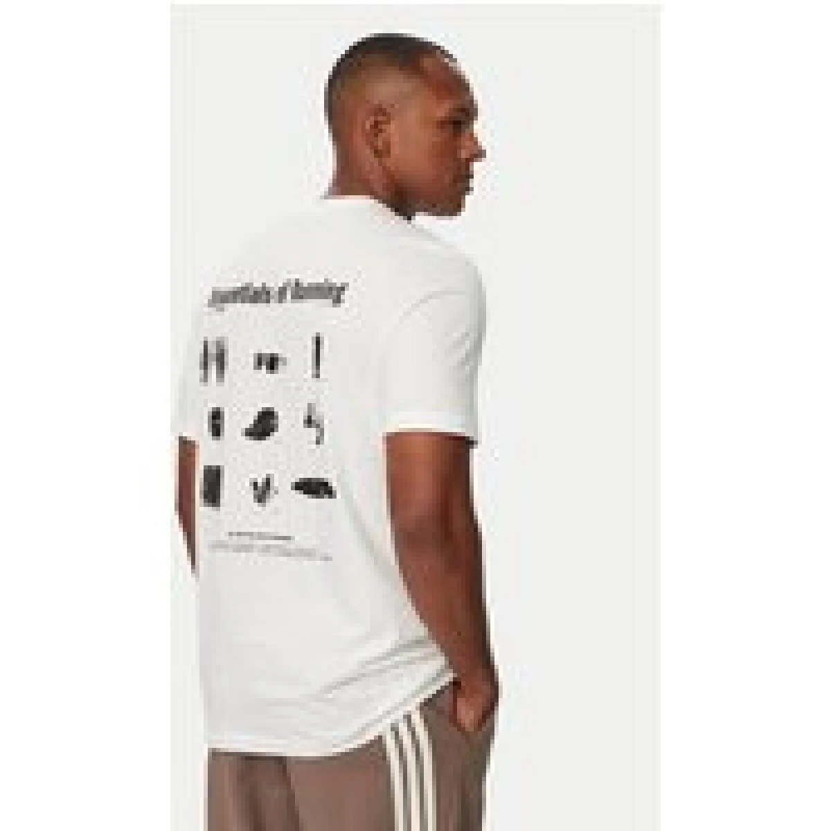 adidas Tehnička majica Run Essentials Graphic T-Shirt KS2501 Bijela Regular Fit - Veličina: S | Boja: biela | Dobna skupina: Odrasli | Spol: Muško · záber 1
