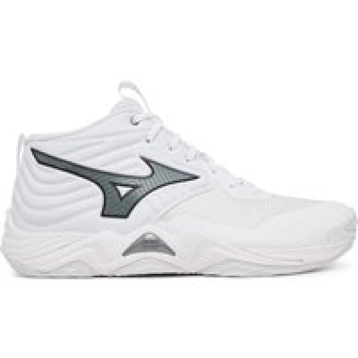 Mizuno Tenisice za dvoranski nogomet Wave Momentum Elite Mid V1GA2517 Bijela - Veličina: 47 | Boja: biela | Dobna skupina: Odrasli | Spol: Muško · záber 1
