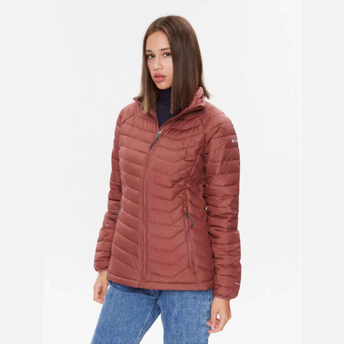 Columbia Prijelazna jakna Powder Lite™ Jacket Crvena Regular Fit · záber 2