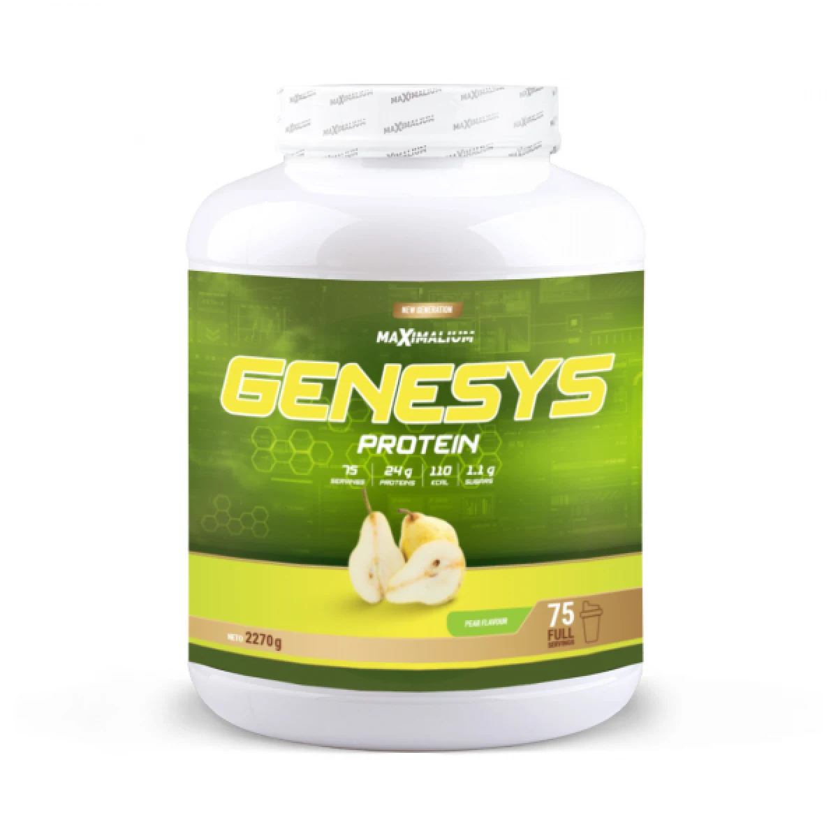 Genesys Protein Blend 2270g (75 doza) Kruška · záber 1