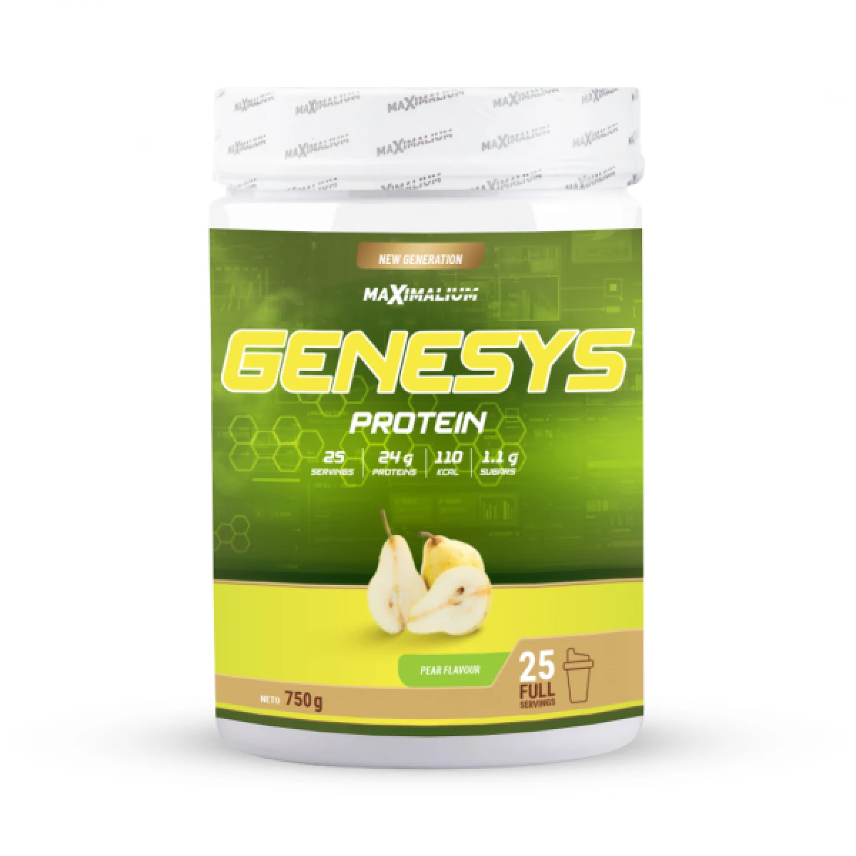 Genesys Protein Blend 750g (25 doze) Kruška · záber 1