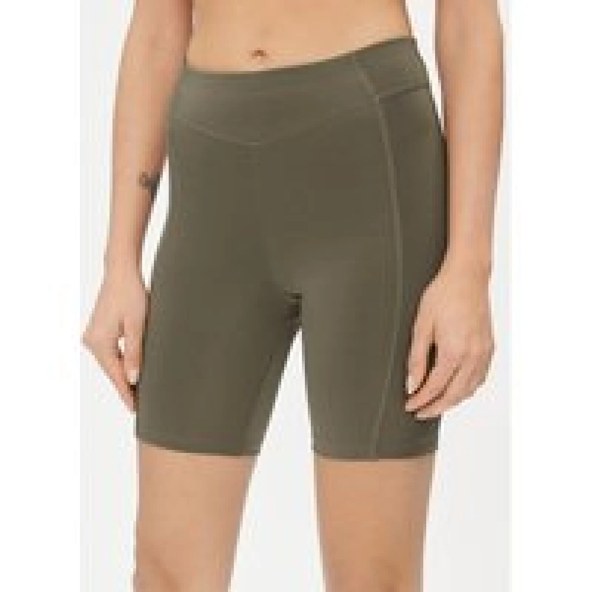 Reebok Sportske kratke hlače Yoga Performance IM4041 Kaki Tight Fit · záber 1