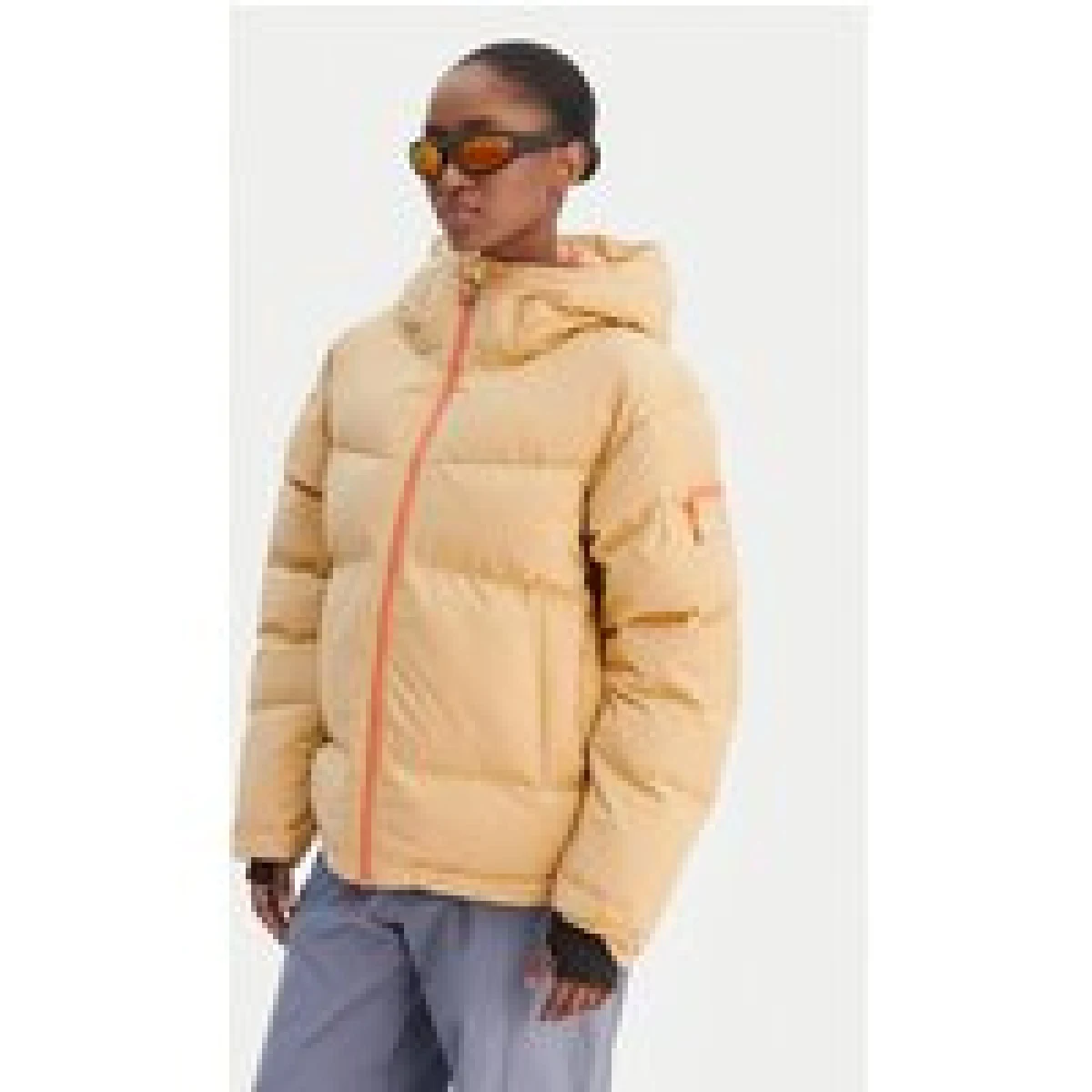 Roxy Skijaška jakna Alofted Puffy ERJTJ03470 Bež Regular Fit · záber 1