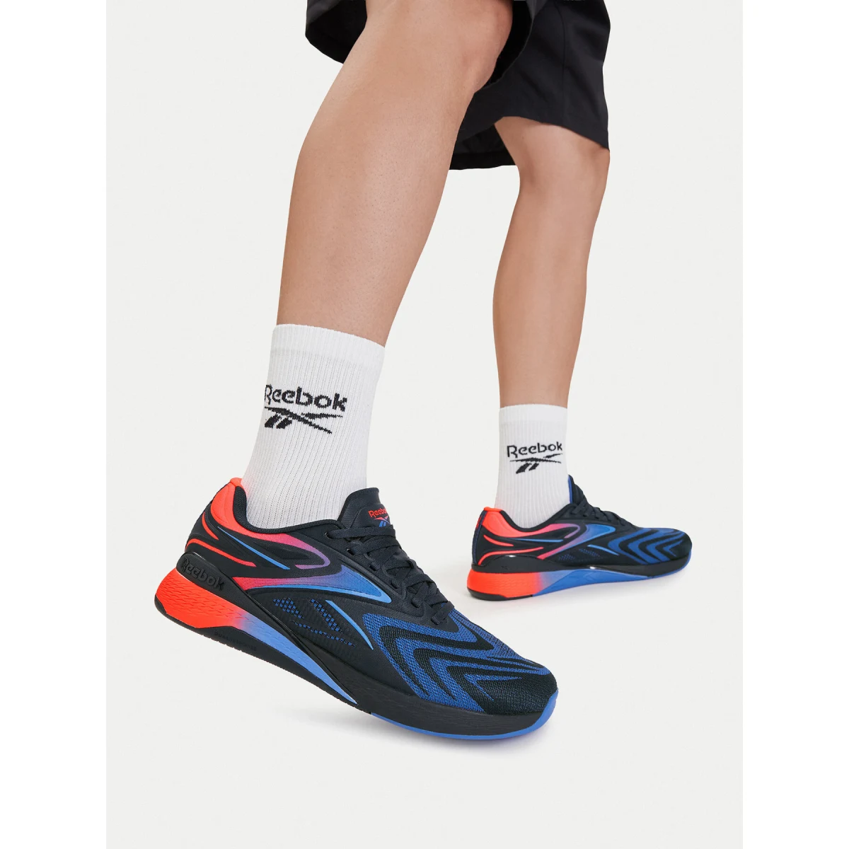 Reebok Obuća za teretanu EOSB-NANO X5 EDGE 100263984 Tamnoplava - Veličina: 44 | Boja: modrá | Dobna skupina: Odrasli | Spol: Muško · záber 2