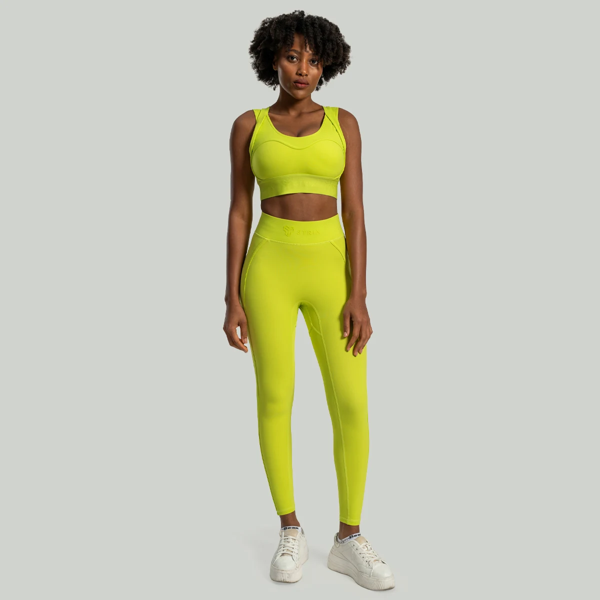 STRIX Women‘s Lunar Leggings Chartreuse · záber 4