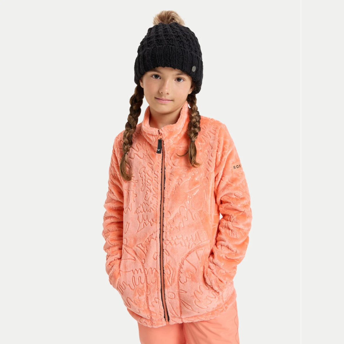 Roxy Flis Igloo ERGFT04013 Narančasta Slim Fit - Veličina: M / 10 | Boja: oranžová | Dobna skupina: Odrasli | Spol: Dječje · záber 2