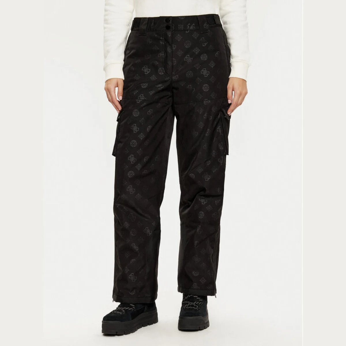 Guess Skijaške hlače W4PB60 WH0K0 Crna Regular Fit · záber 2