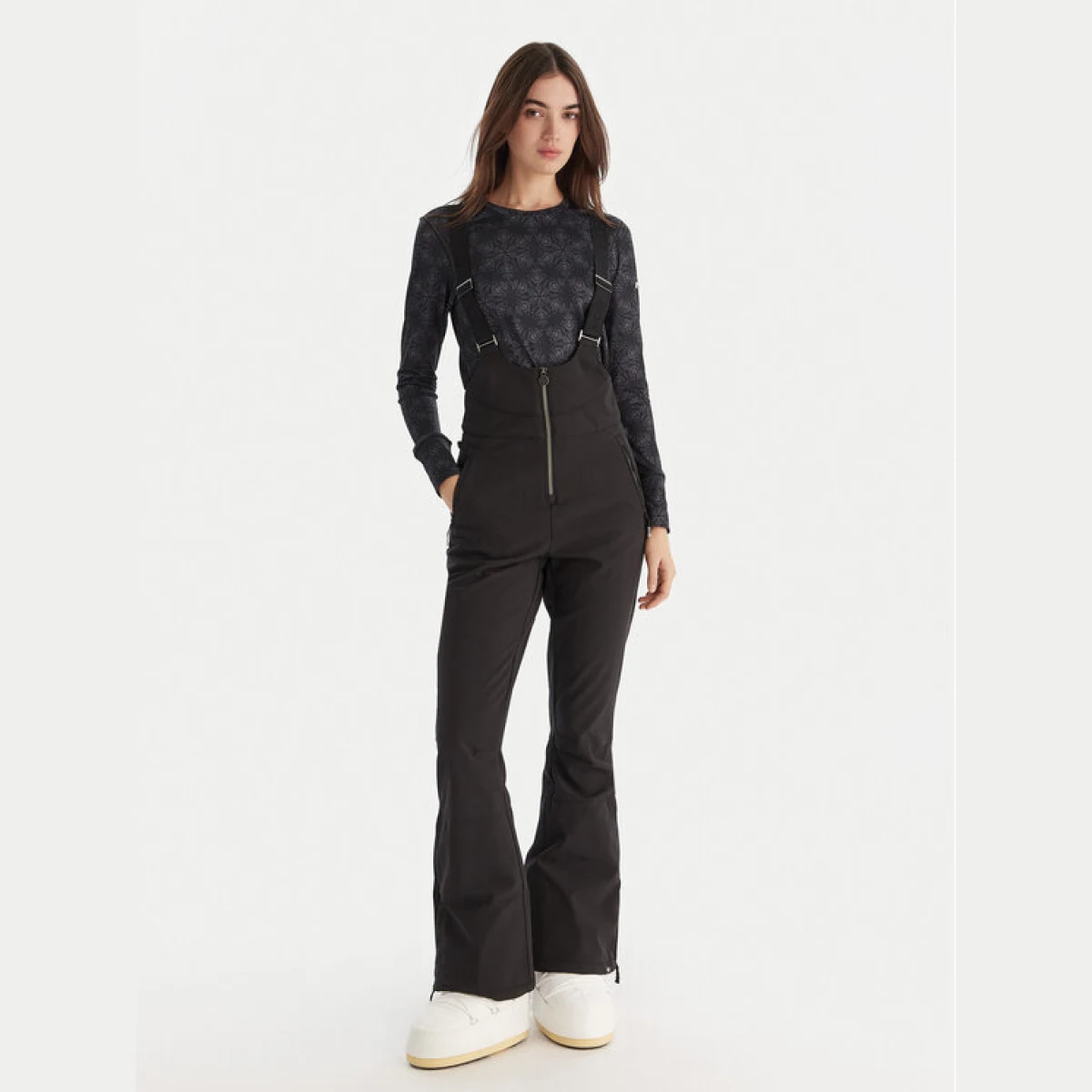 Roxy Skijaške hlače Summit Bib PT ERJTP03291 Crna Skinny Fit · záber 2