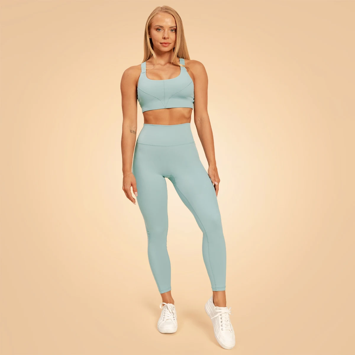 BeastPink Women‘s Sense Leggings Storm Blue · záber 5