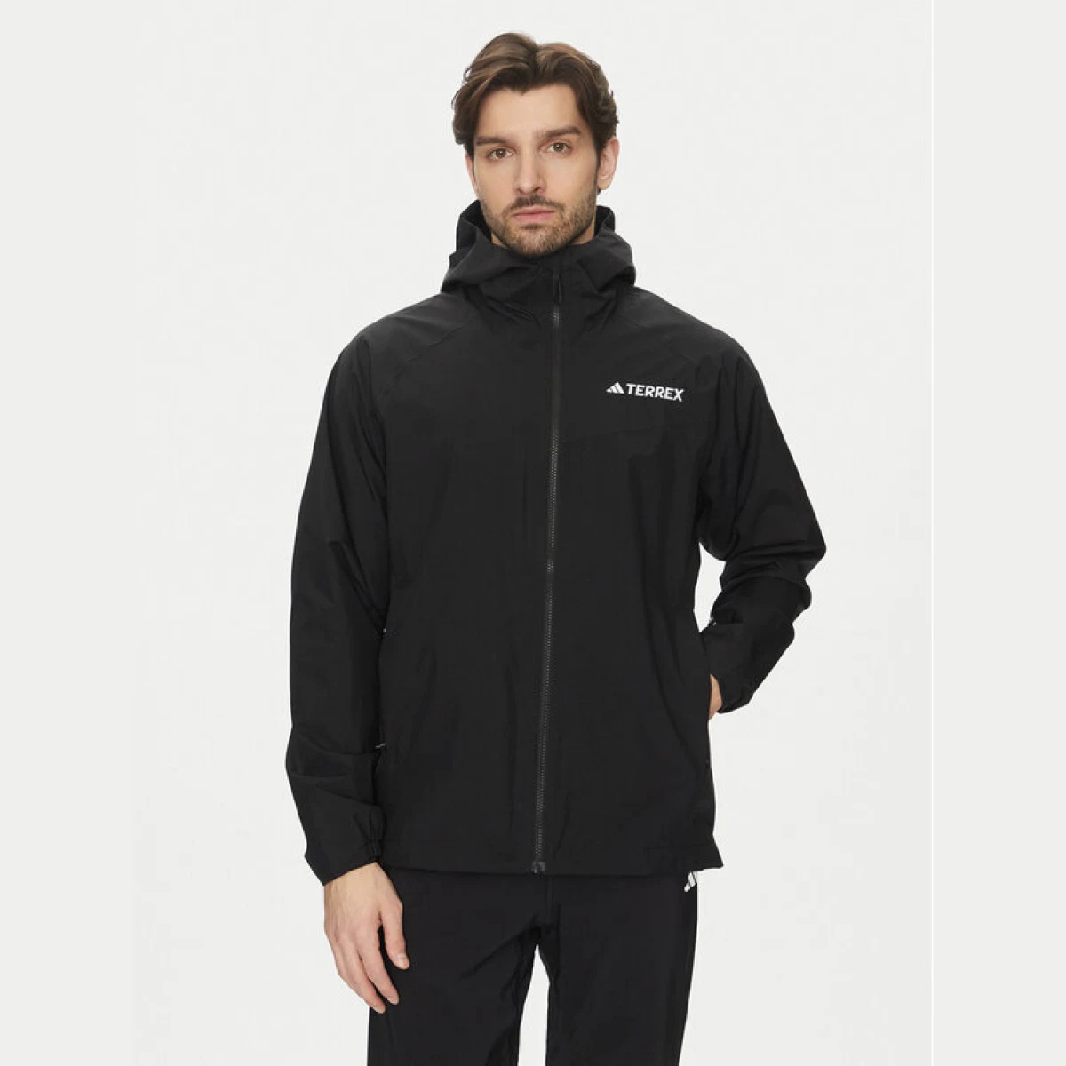 adidas Outdoor jakna Terrex Multi 2L RAIN.RDY JN8804 Crna Regular Fit · záber 2