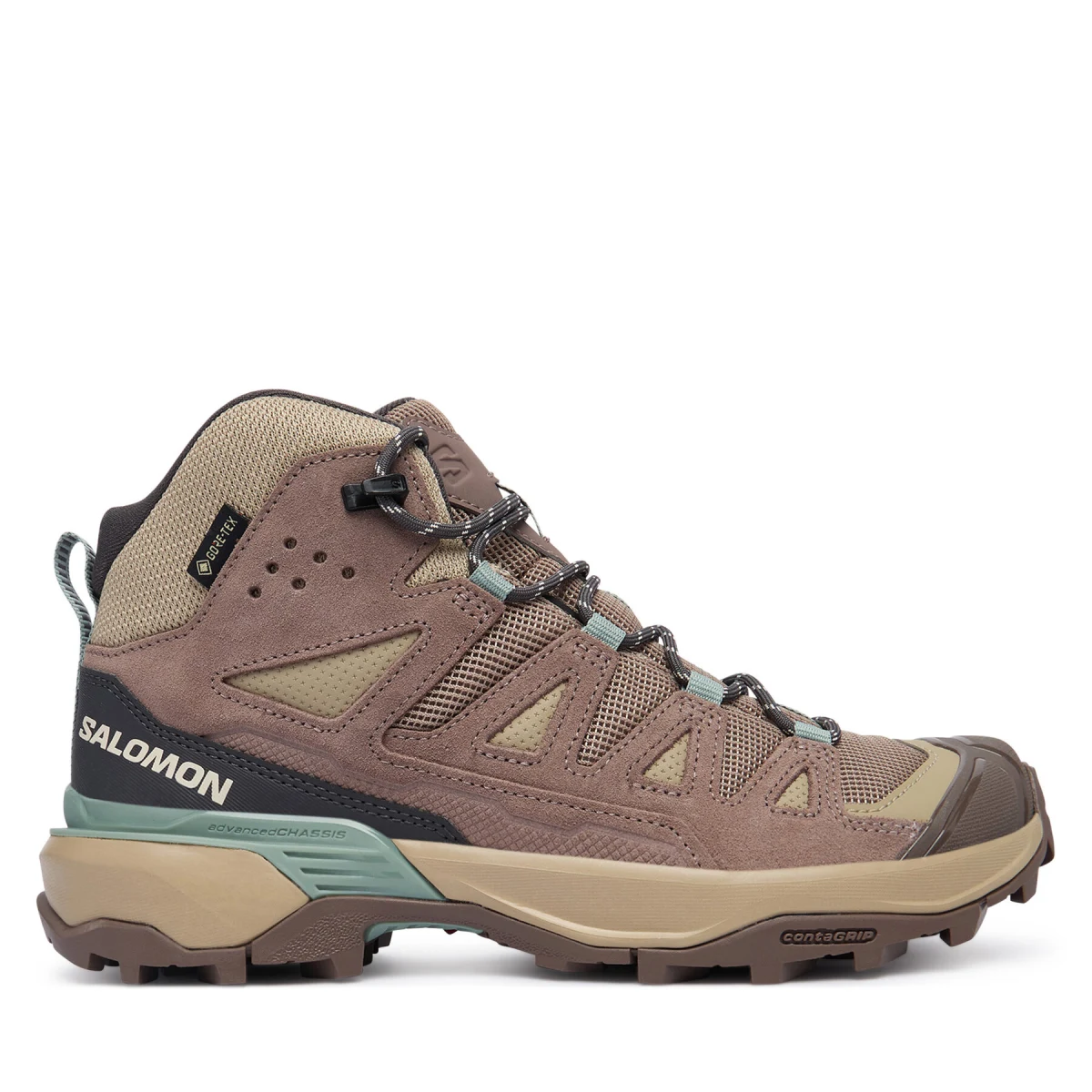 Trekking Salomon X Ultra 360 Ltr Mid Gtx W L49158400 Kaki - Veličina: 36 ⅔ | Boja: zelená | Dobna skupina: Odrasli | Spol: Žensko · záber 2