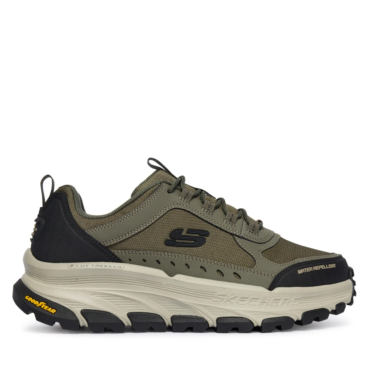 Trekking Skechers D'Lux Trekker 237565 OLMT Kaki - Veličina: 48,5 | Boja: zelená | Dobna skupina: Odrasli | Spol: Muško · záber 2