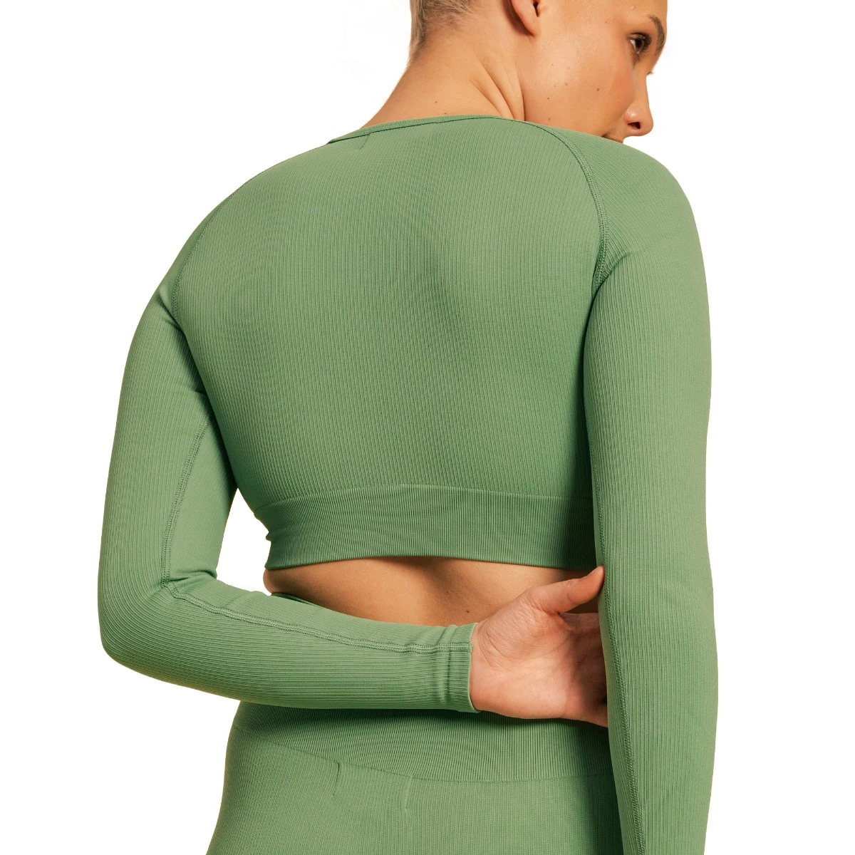 BeastPink Women‘s Hyper CropTop Olivine - Veličina: XXL | Boja: zelená | Dobna skupina: Odrasli | Pohlavie: Žensko · záber 5