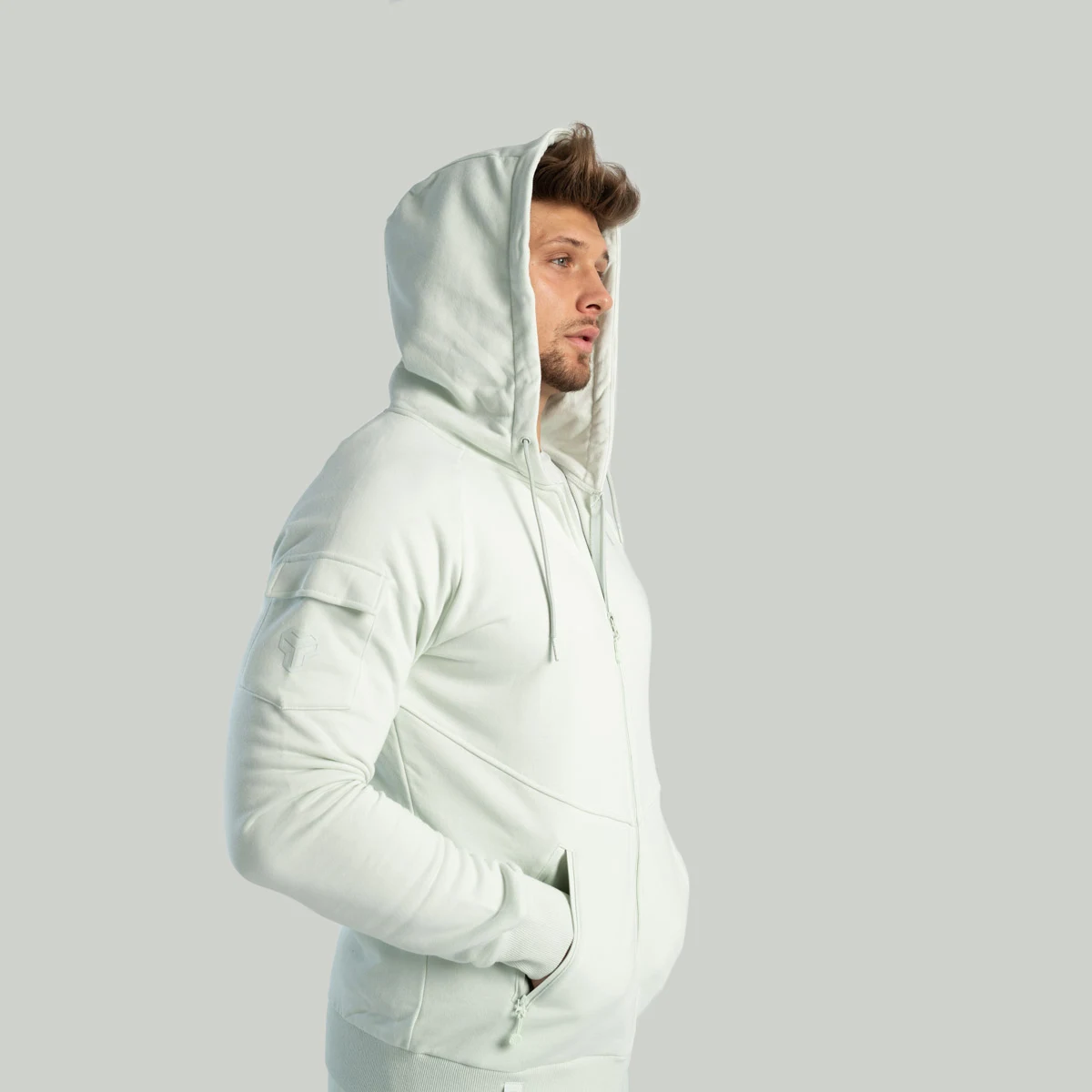STRIX Dukserica Zip Up Nova Moon Grey · záber 4