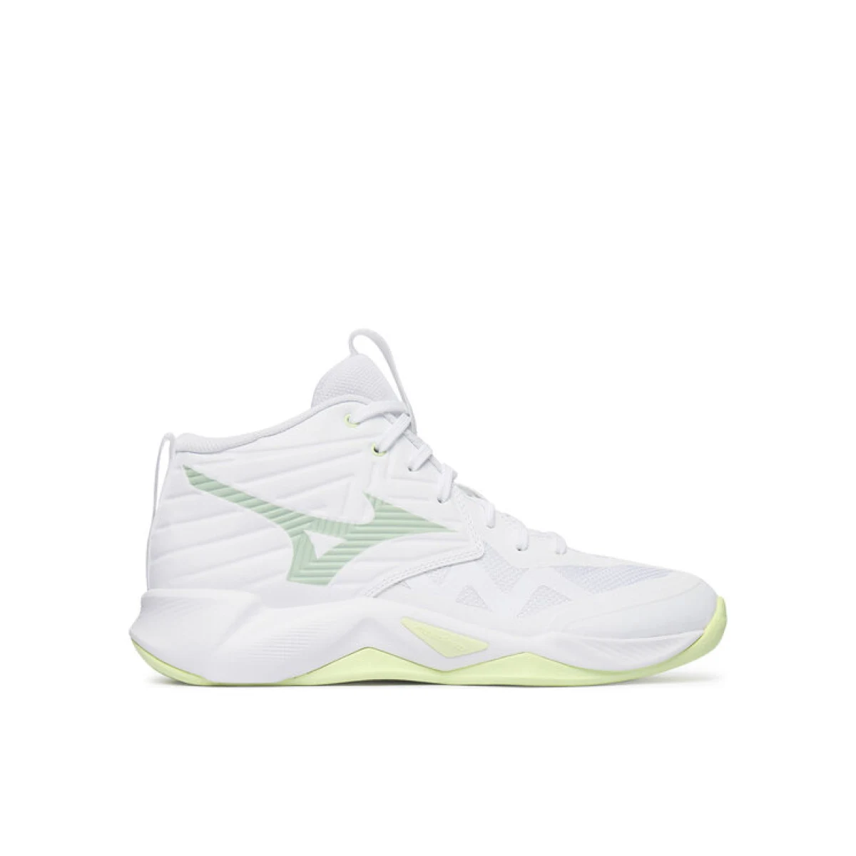 Mizuno Tenisice za dvoranski nogomet Wave Momentum Pro Mid V1GC2545 Svijetlo plava - Veličina: 42 | Boja: biela | Dobna skupina: Odrasli | Spol: Žensko · záber 2