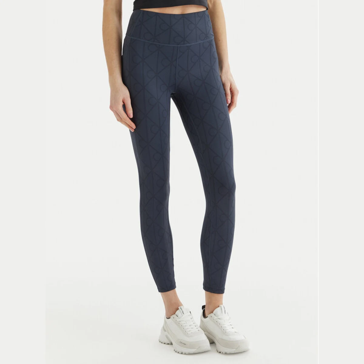 Calvin Klein Performance Leggings LVGWS6L645 Tamnoplava Slim Fit · záber 2