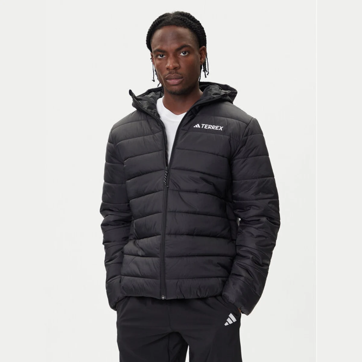 adidas Outdoor jakna Terrex Multi Essentials Climawarm KB2183 Crna Regular Fit · záber 2