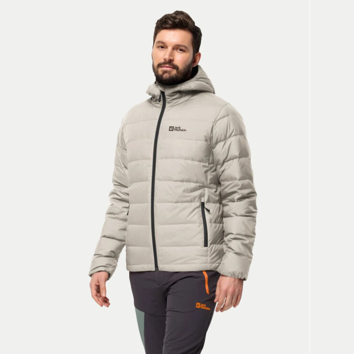 Jack Wolfskin Pernata jakna Ather Down 1207671 Siva Regular Fit · záber 2