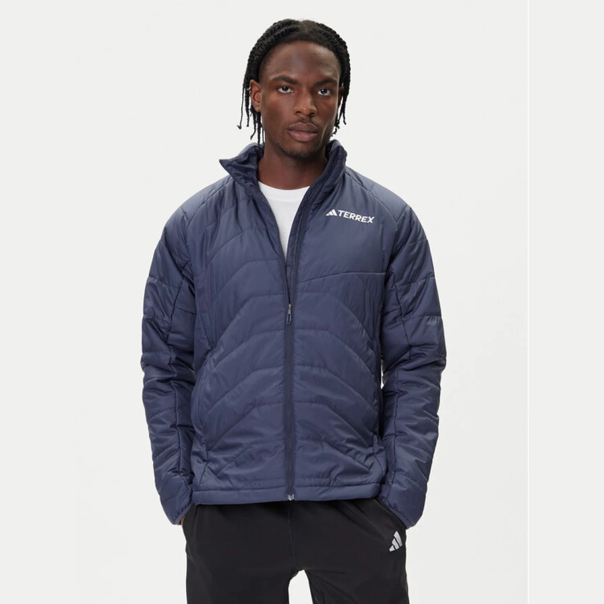 adidas Outdoor jakna Terrex Multi JL9790 Tamnoplava Regular Fit - Veličina: S | Boja: modrá | Dobna skupina: Odrasli | Spol: Muško · záber 2