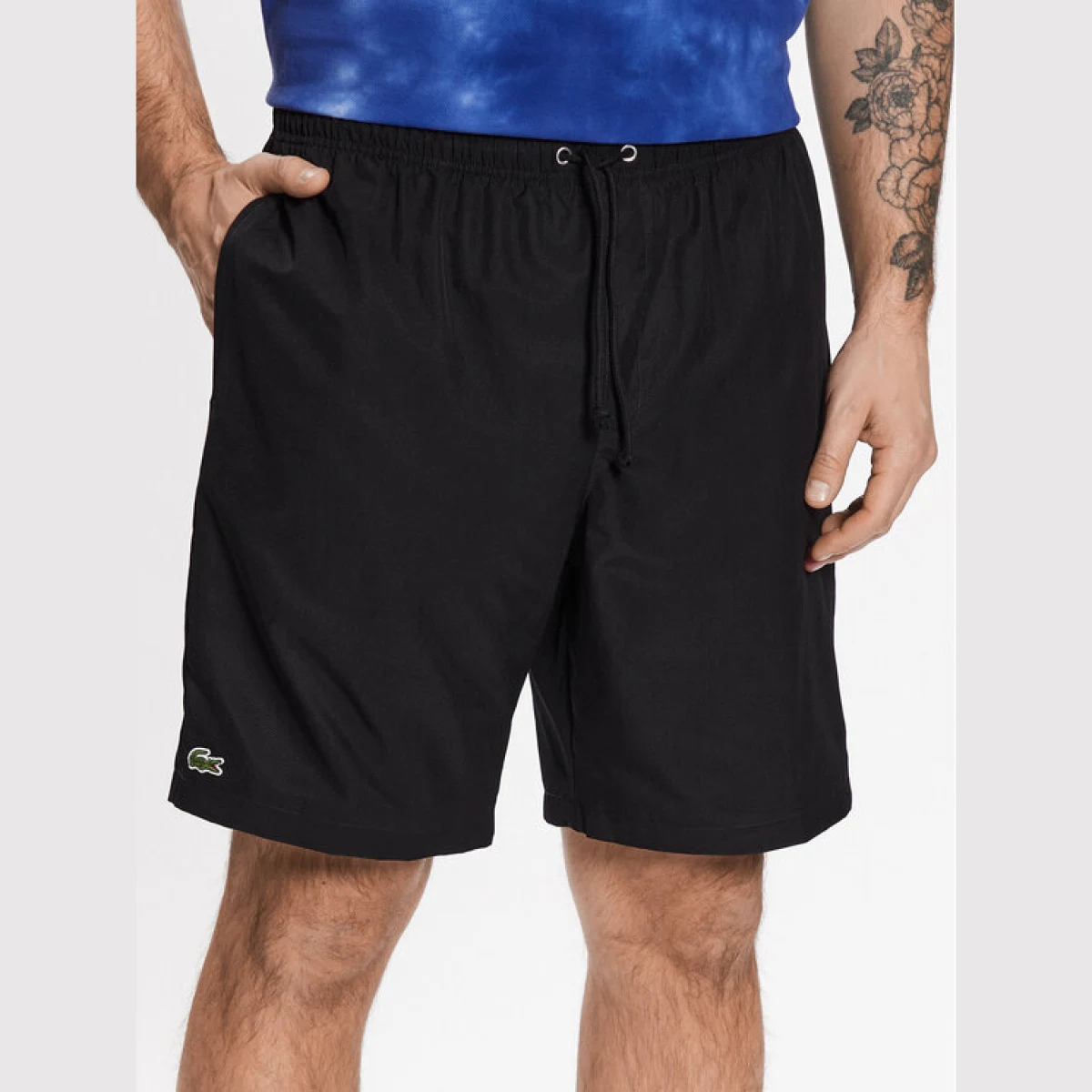 Lacoste Hlače za tenis GH353T Crna Regular Fit - Veličina: 5 | Boja: čierna | Dobna skupina: Odrasli | Spol: Muško · záber 2