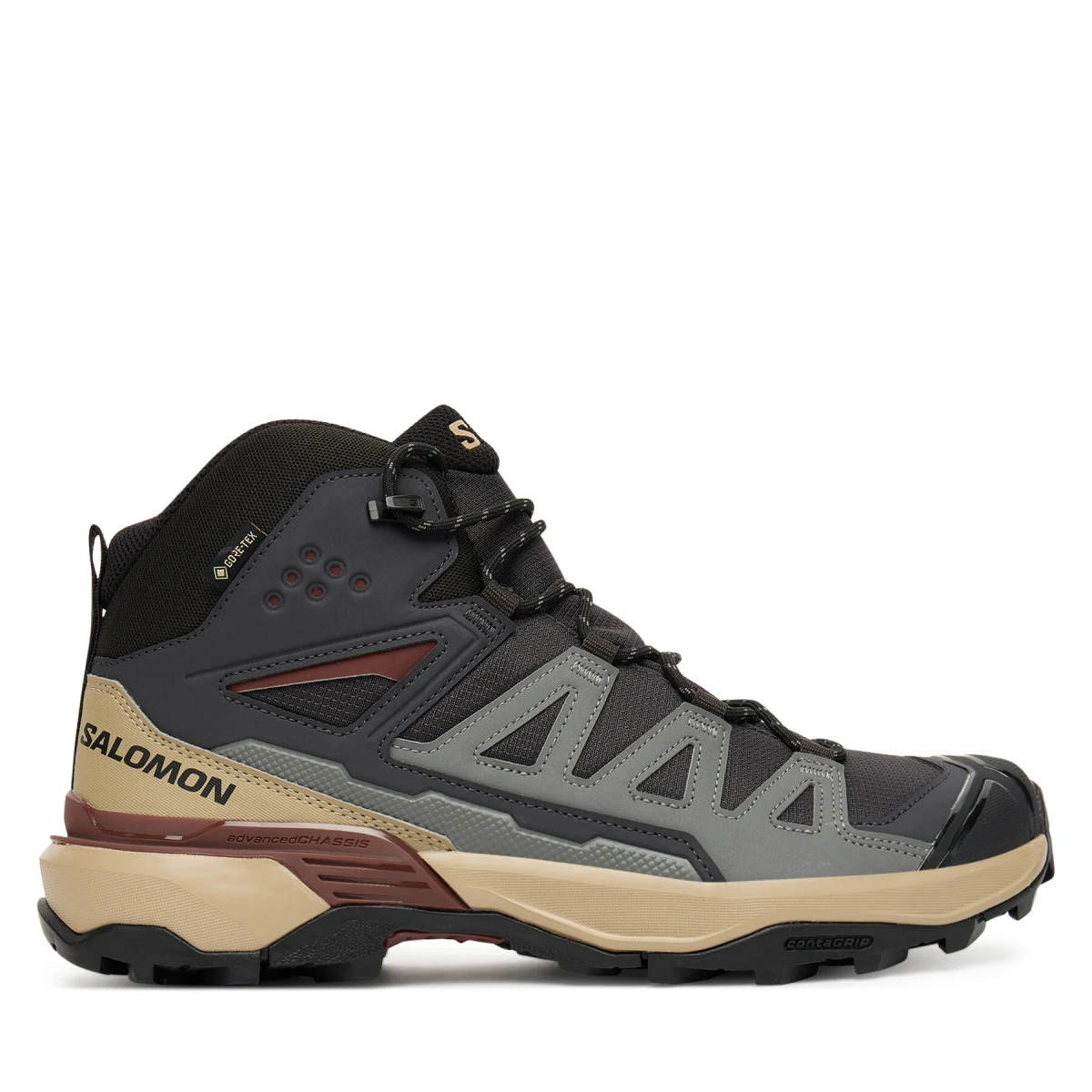 Trekking Salomon X Ultra 360 Mid Gore-Tex L47743300 Siva · záber 2