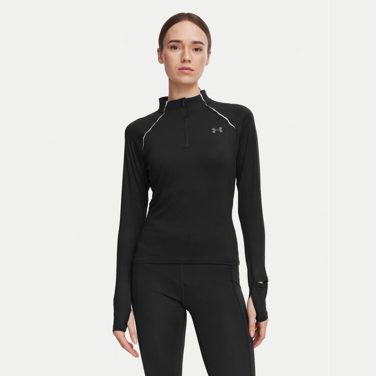 Under Armour Tehnička majica Ua Velociti 6013913 Crna Slim Fit · záber 2