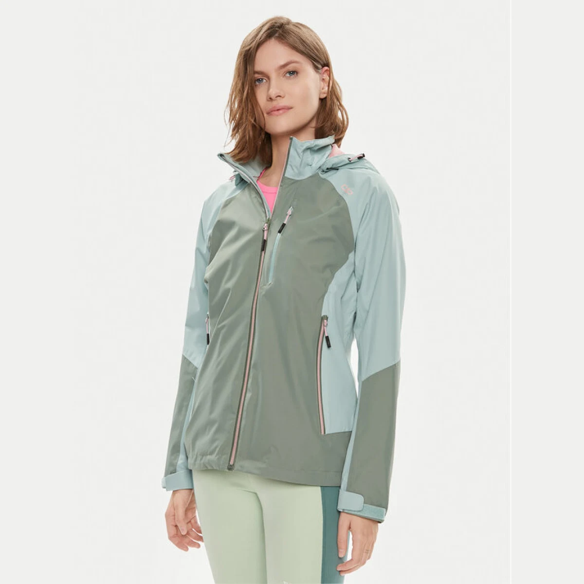 CMP Vodootporna jakna 34Z5116 Zelena Regular Fit · záber 2