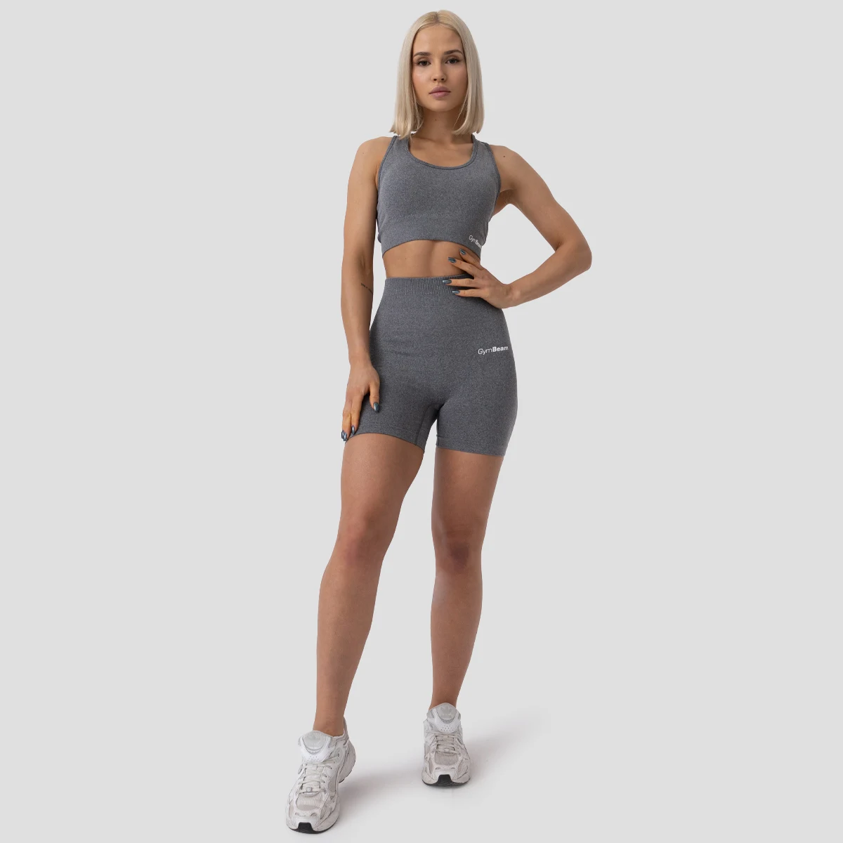 GymBeam FLO Sports Bra Grey · záber 5